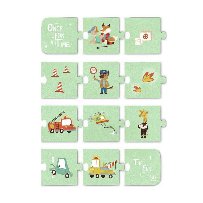 Puzzle Vehículos de rescate 4 en 1 Puzzle Vehículos de rescate 4 en 1