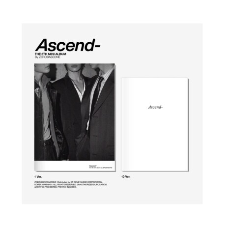 Zerobaseone - Ascend- (1 Ver. & 10 Ver.) - Cd Zerobaseone - Ascend- (1 Ver. & 10 Ver.) - Cd