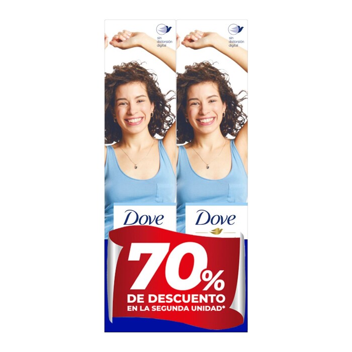 DOVE DEO SPRAY ORIG X2 70% DESC EN EL 2º única