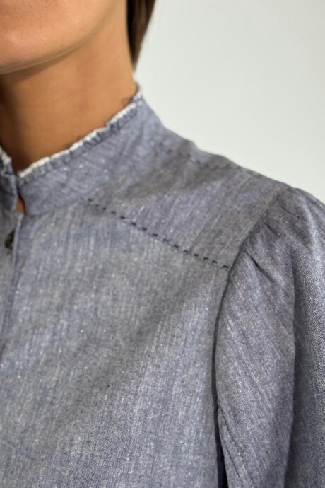 CAMISA DONNA Azul