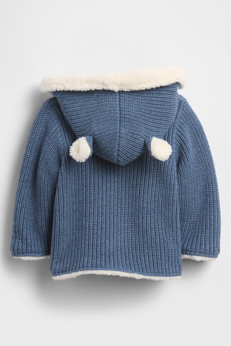 Canguro Con Corderito Garter Bebé Blue Heather