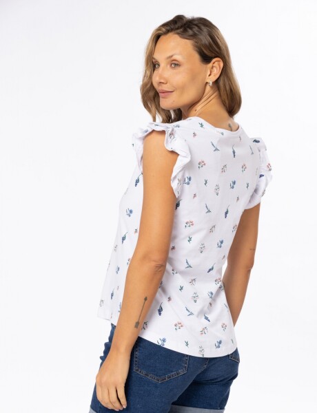 REMERA ESTAMPADA Blanco