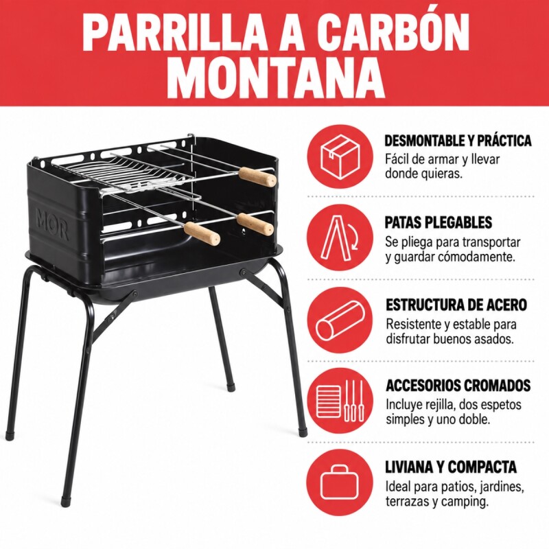 Parrilla Montana NEGRO