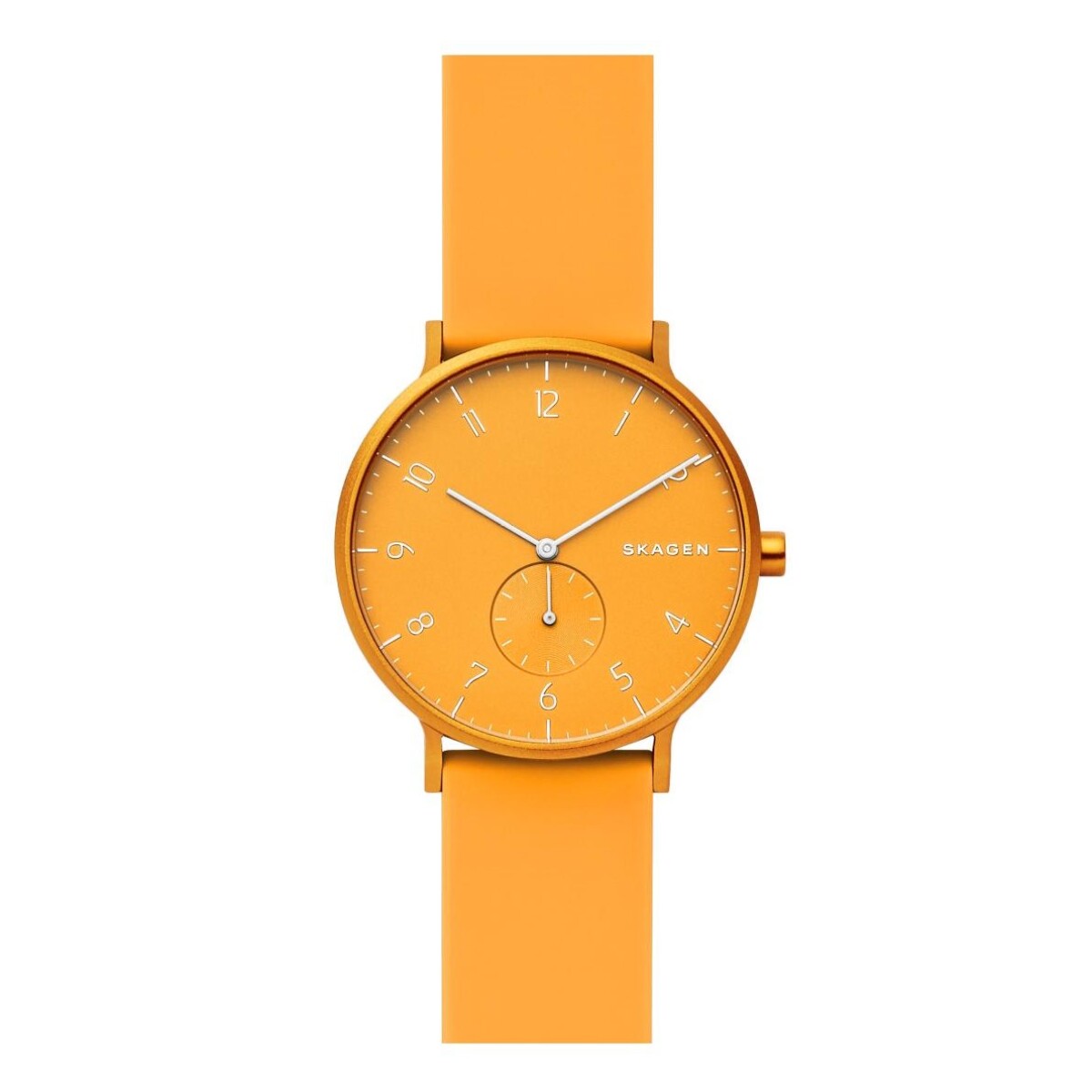 Reloj Skagen Deportivo/Fashion Silicona Amarillo 