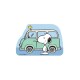 Alfombra Snoopy celeste