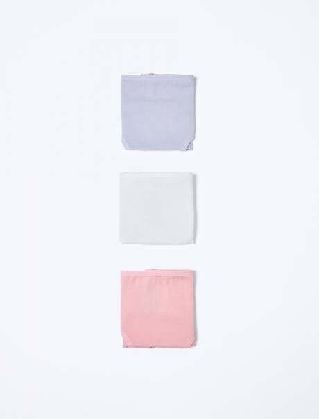 KIT DE 3 BOMBACHAS MULTICOLOR