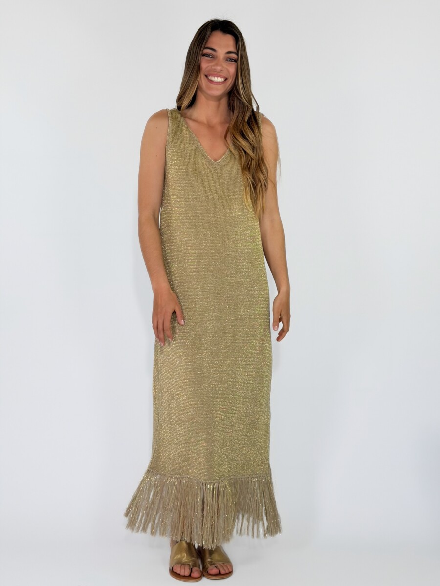 VESTIDO LUMINA - DORADO 