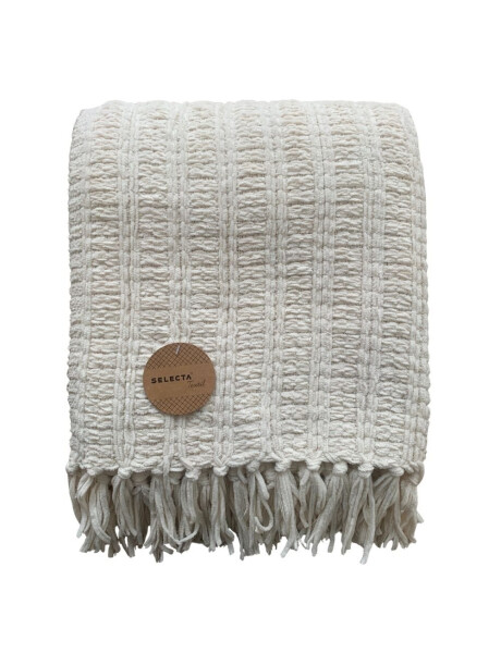 MANTA TEJIDA POLIESTER 125X150CM TEXTURA CRUDO MANTA TEJIDA POLIESTER 125X150CM TEXTURA CRUDO