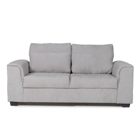 Sofá Aston (Outlet) - Tela Microfibra - 2 cuerpos Berlin 05 (Ceniza)