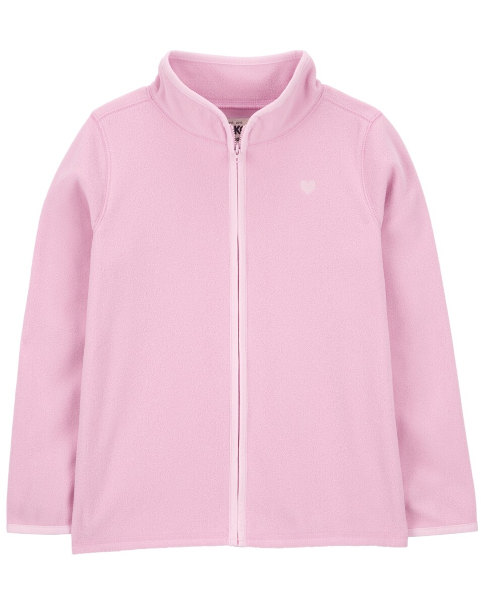 Campera de micropolar, rosada 