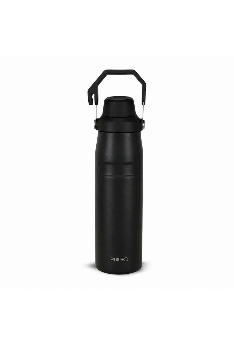 BOTELLA TÉRMICA RUMBO 700ML NEGRA 