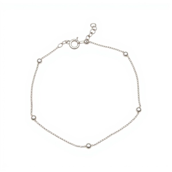 Pulsera Bolitas-Plata 925-Sin Piedra-PU3682 sinpiedra