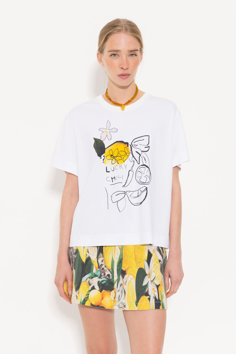 REMERA ITALIA Blanco