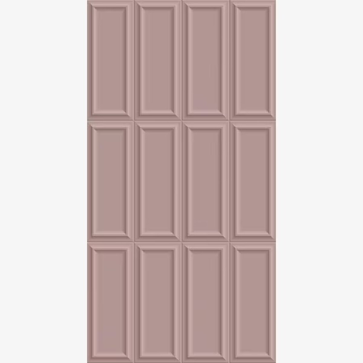 Cerámica Para Pared Brick Rosa 32x62 Cm Brillante 