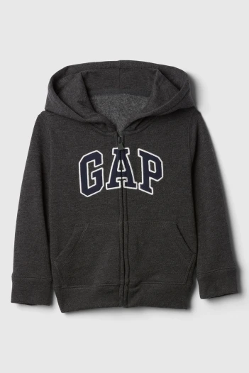 Canguro Con Cierre Logo Gap Toddler Niño B85 Charcoal Heather