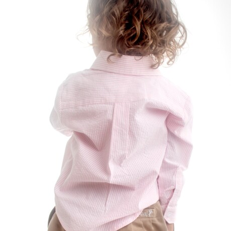 Camisa de Niño/a a rayas rosa