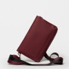 Morral Olivia En Cuero Graneado Bordeaux