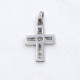 Cruz En Oro 18K Blanco Y Brillantes Cruz En Oro 18K Blanco Y Brillantes