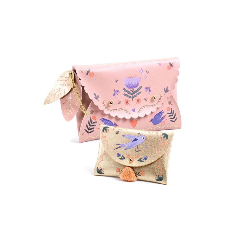 Set de manualidades para hacer monederos Rosa