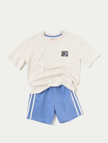CONJUNTO INFANTIL CON ESTAMPA BEIGE