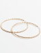 Aros Argollas Metal Aros Argollas Torzadas - Dorado