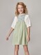 Vestido Canesu Estampado Gris