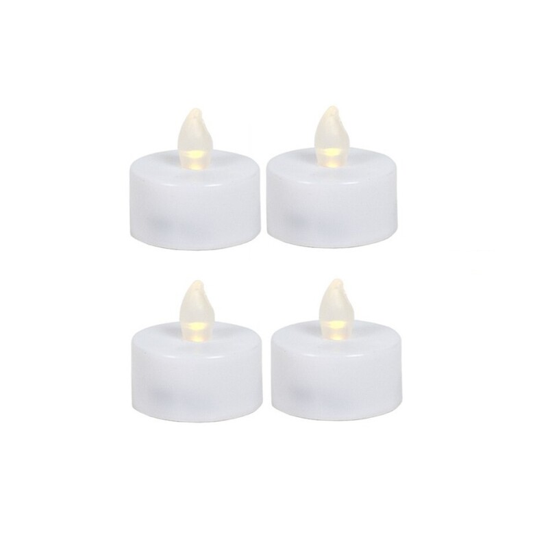 Velas Te Led X4 4 Cm - Plástico GE VELAS TE LED X4 4 CM - PLASTICO