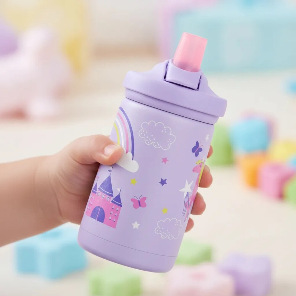 Vaso termico EDDY+ boquilla CAMELBACK unicorn stars lila