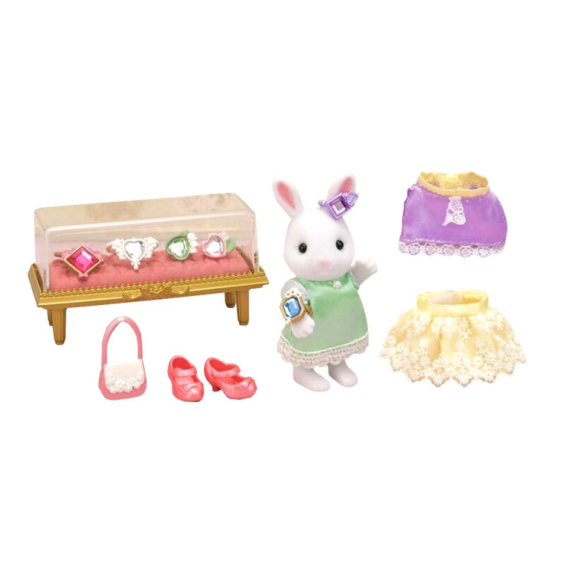 Muñeca Conejita Moda Gemas Colección Sylvanian Families Muñeca Conejita Moda Gemas Colección Sylvanian Families