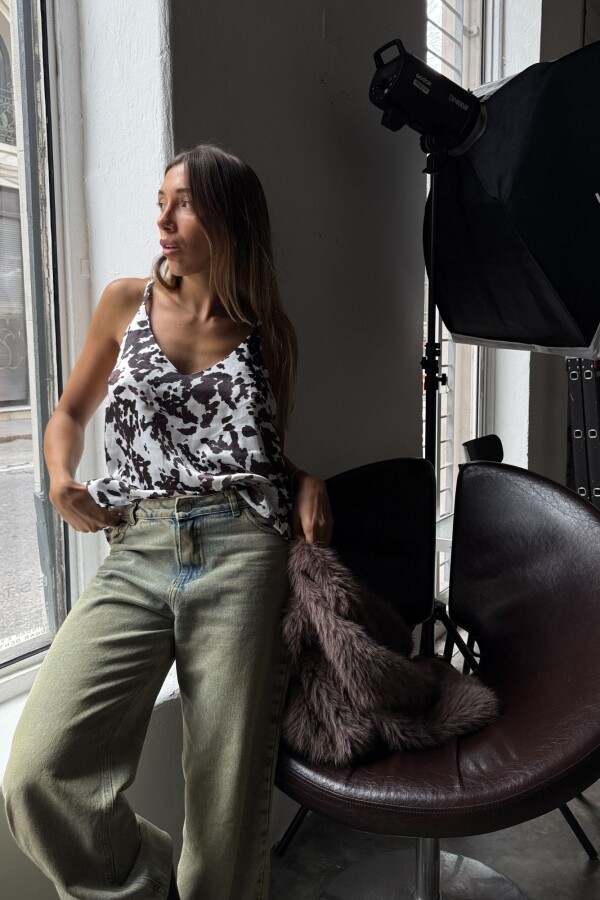 Blusa Cow Blusa Cow