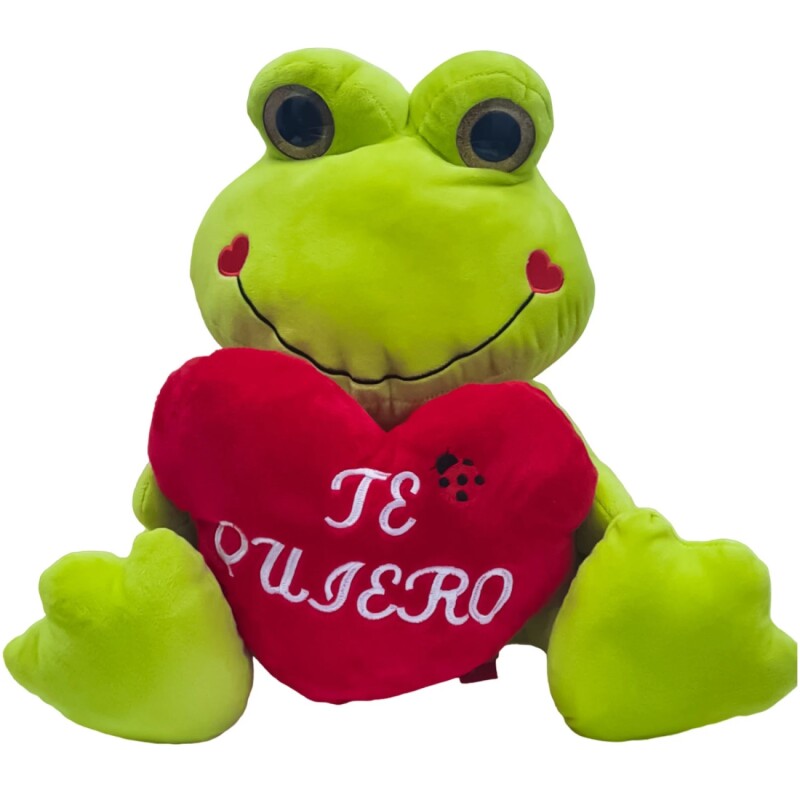 Peluche Rana Phi Phi Toys Con Corazón Te Quiero 35cm Peluche Rana Phi Phi Toys Con Corazón Te Quiero 35cm