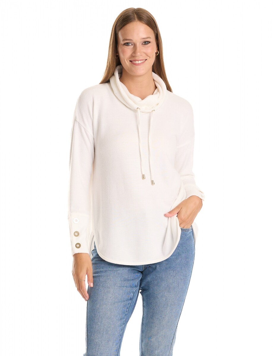 Buzo Soft Cuello Vol - Crudo 