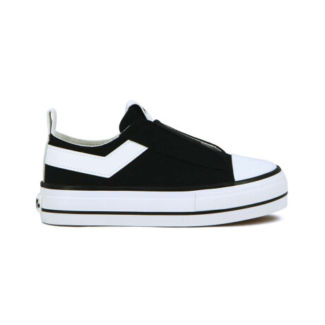 Pony Calzado Plataforma Elástico Casual Classic Niño Negro-Blanco