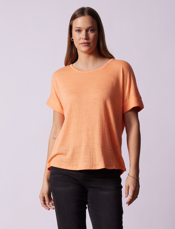 Remera Det Btns Espalda ANARANJADO