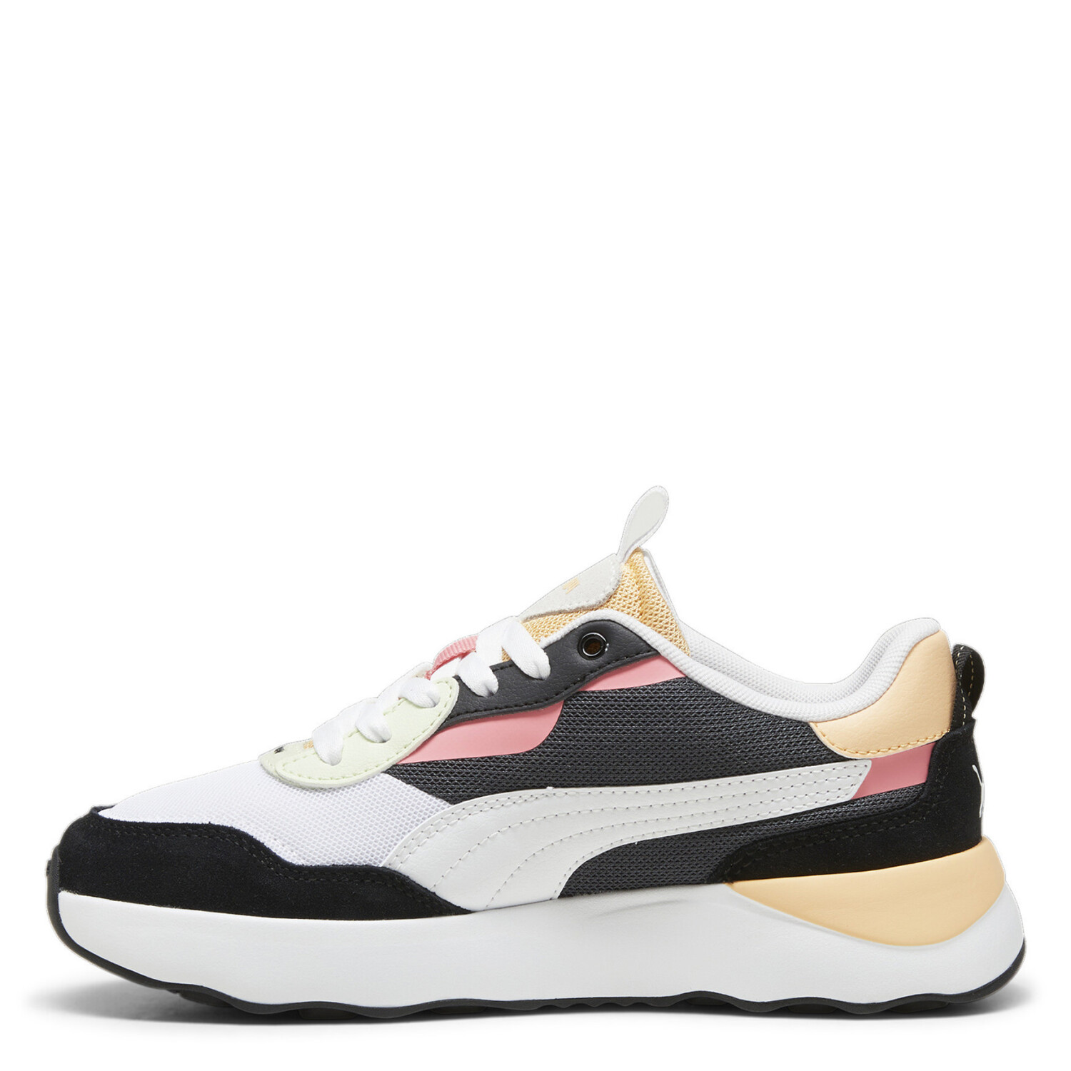 Championes de Mujer Puma Runtamed Platform Blanco Negro Anaranjado Puma 051.923242117 Stadium