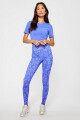 Polo Feather Tech+ Short-Sleeve Top Mujer Sapphire Sky