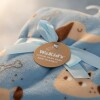 Manta fleece WAKIDS Celeste perritos