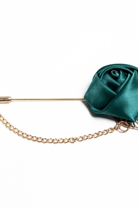 Pin para el Ojal Diseño Flor VERDE