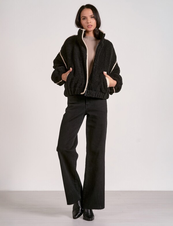 Chaqueta Soft NEGRO/CRUDO