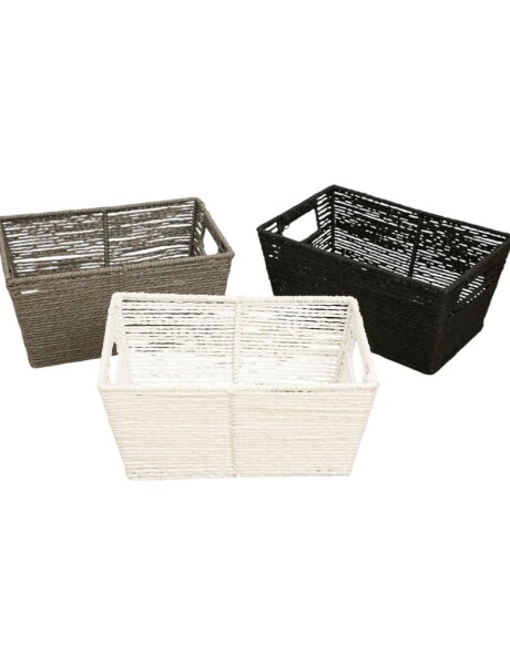 CESTO 30x20x15CM CINTA DE PAPEL SURTIDO CESTO 30x20x15CM CINTA DE PAPEL SURTIDO