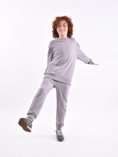 BUZO TOMÁS TEEN GRIS