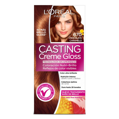 Tintura Para Cabello L'Oréal Paris Casting Creme Gloss Chocolate Caramel N°670 Tintura Para Cabello L'Oréal Paris Casting Creme Gloss Chocolate Caramel N°670