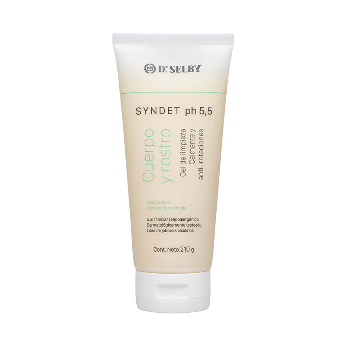 Gel de limpieza de cuerpo y rostro Syndet Dr Selby 