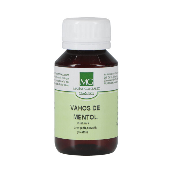 Vahos de Mentol: Bronquitis, Sinusitis y Resfríos. Vahos de Mentol: Bronquitis, Sinusitis y Resfríos.