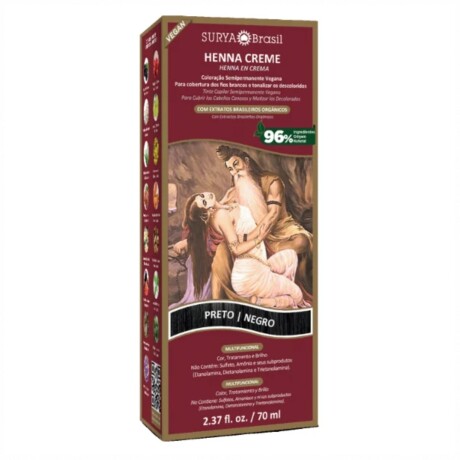 Tinta Surya Henna Crema Negro 70ml Tinta Surya Henna Crema Negro 70ml