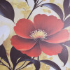 CUADRO DEC FLORES ROJAS/BCA 60X90CM Unica