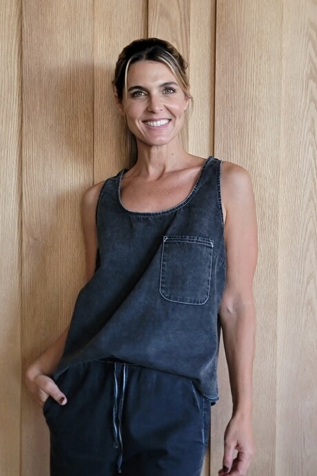 Musculosa Siena Denim Negro