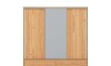 Ropero 3 Puertas - Madera Maciza Pino/Gris - Square Ropero 3 Puertas - Madera Maciza Pino/Gris - Square