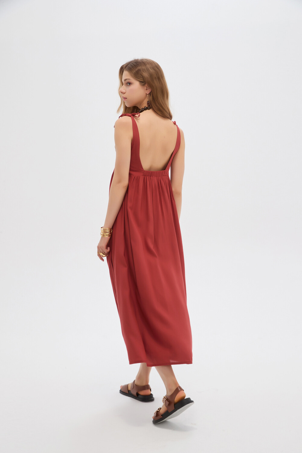Vestido Adonid Terracota