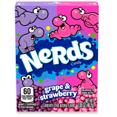 Caja Caramelos Nerds Fresa y Uva 46.7GR 001